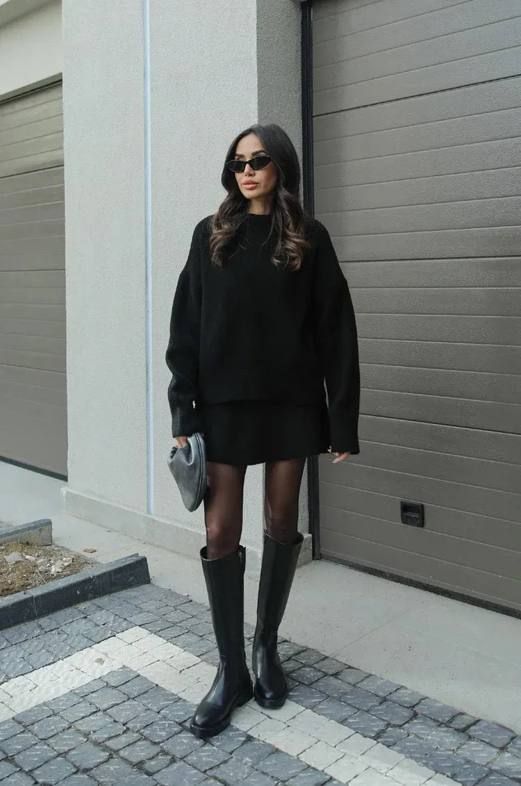 Sweter i Spódnica | + GRATIS Fleece Majtki