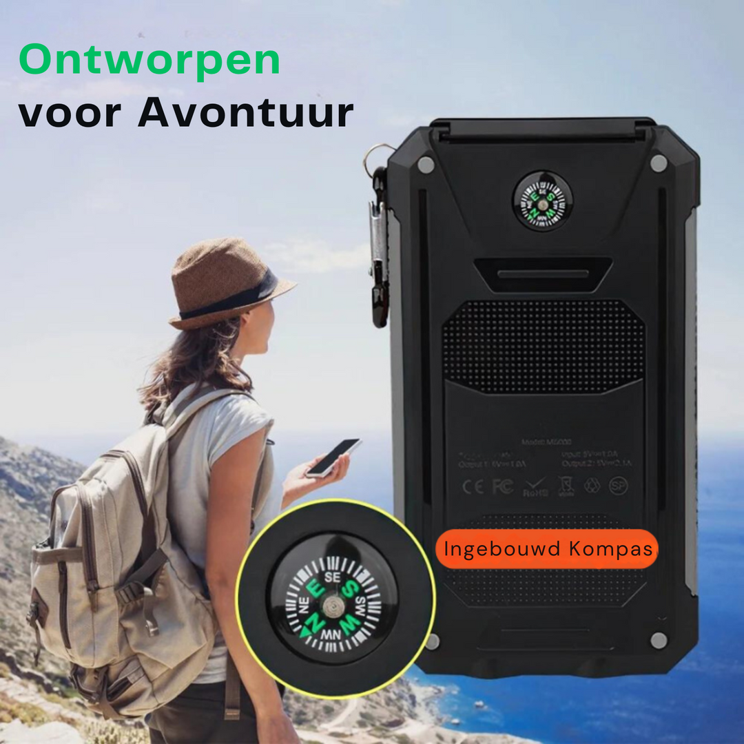 Zon-Oplaadbare Powerbank | Szybka i Niezbędna!