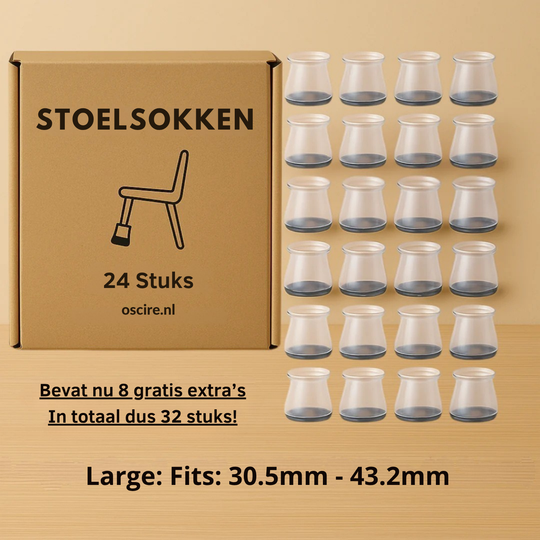 Skarpetki na Krzesła Vilt – Chroń swoją Podłogę i Zmniejsz Hałas