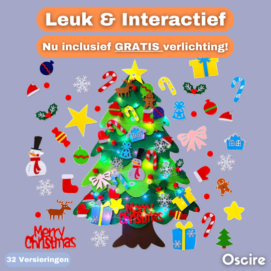 Filcowa Choinka | Bezpieczne Dekorowanie!