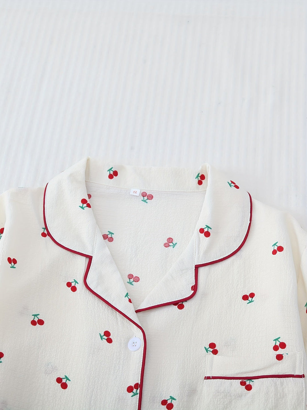 Zestaw Piżam Walentynkowych z Wiśniami