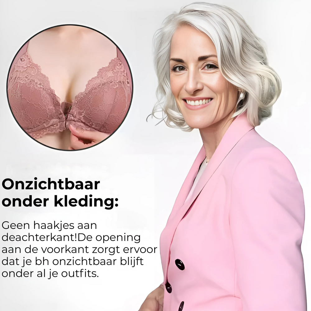 (SET VAN 3) Modelujący Biustonosz Bez Fiszbina Z Zapięciem Z Przodu