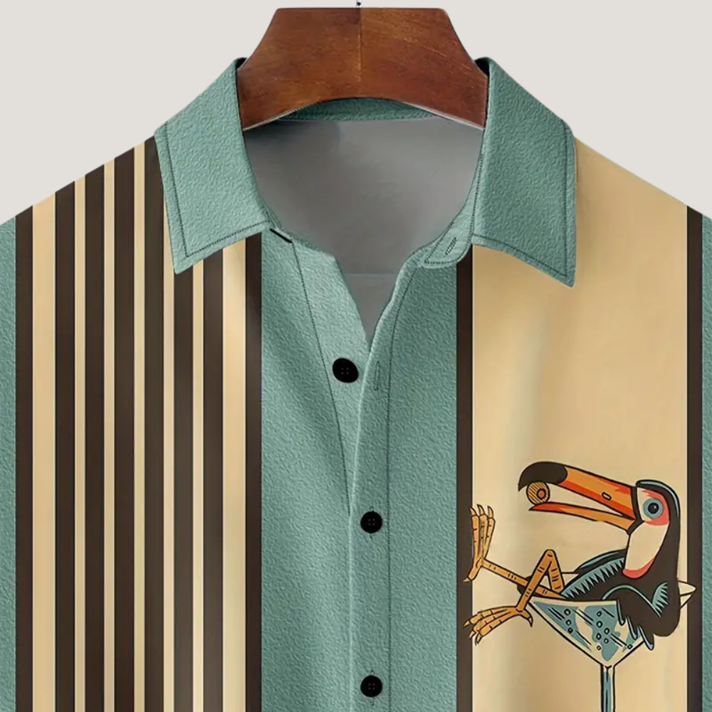 Koszula "Bottoms Up" | Tropikalna Imprezowa Atmosfera