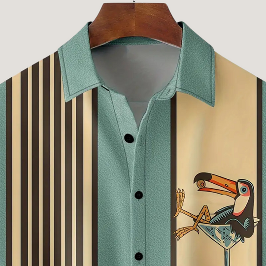 Koszula "Bottoms Up" | Tropikalna Imprezowa Atmosfera