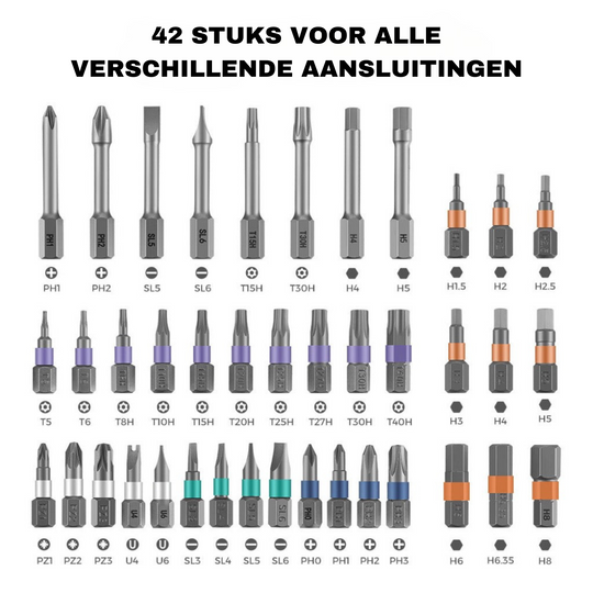 42 w 1 Zestaw wkrętaków magnetycznych