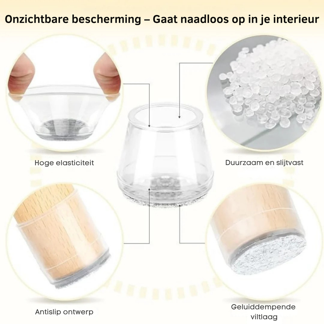 Skarpetki na Krzesła Vilt – Chroń swoją Podłogę i Zmniejsz Hałas