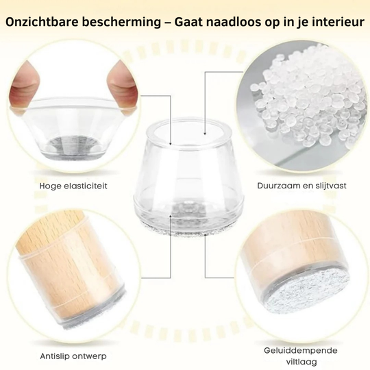 Skarpetki na Krzesła Vilt – Chroń swoją Podłogę i Zmniejsz Hałas