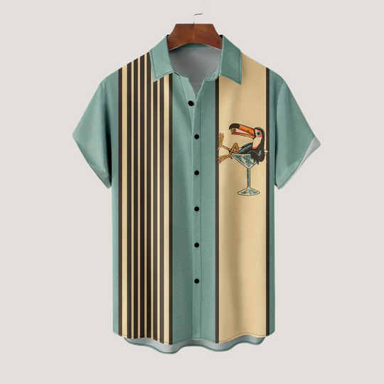 Koszula "Bottoms Up" | Tropikalna Imprezowa Atmosfera