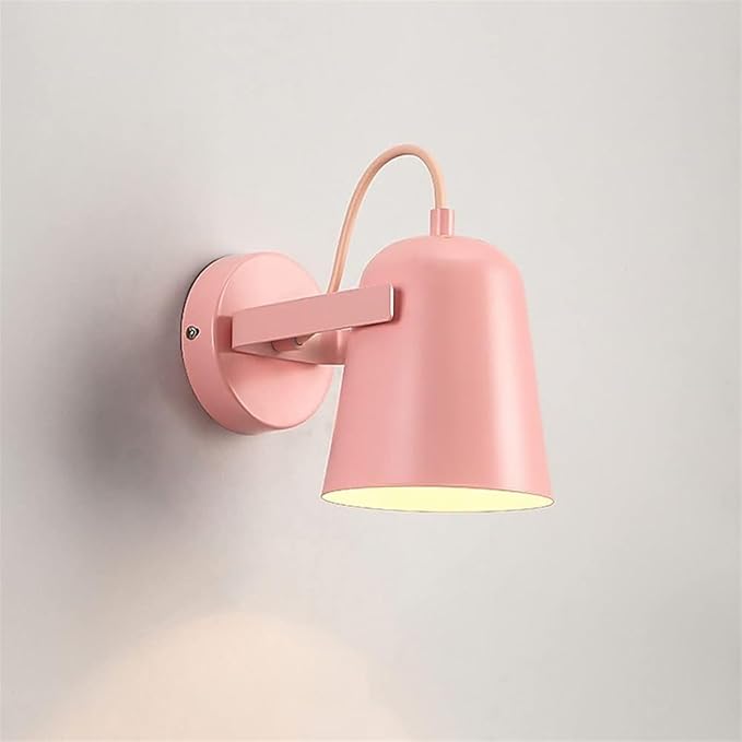 Minimalistyczna Lampa Ścienna | Wytrzymałe Żelazo | Oświetlenie do Sypialni i Salonu