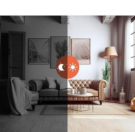 Bezprzewodowa Kamera Bezpieczeństwa WiFi 1080p do Użytku Wewnętrznego i Zewnętrznego z Integracją Inteligentnego Domu