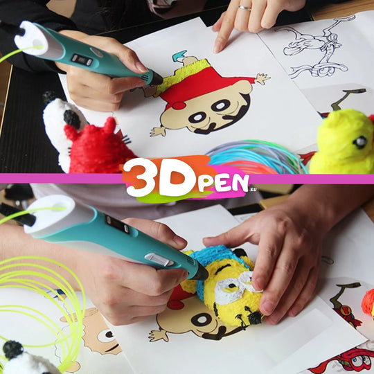 Długopis 3D | Przyjemność dla młodych i starszych! | 1+1 Gratis