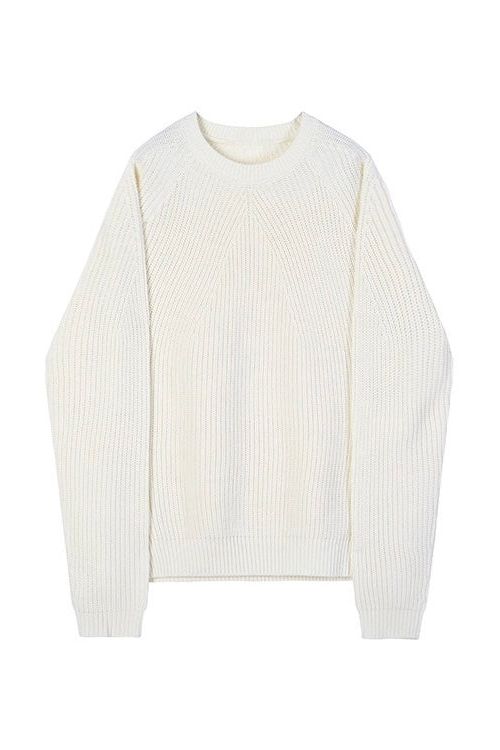 Bawełnowy Sweter Raglanowy