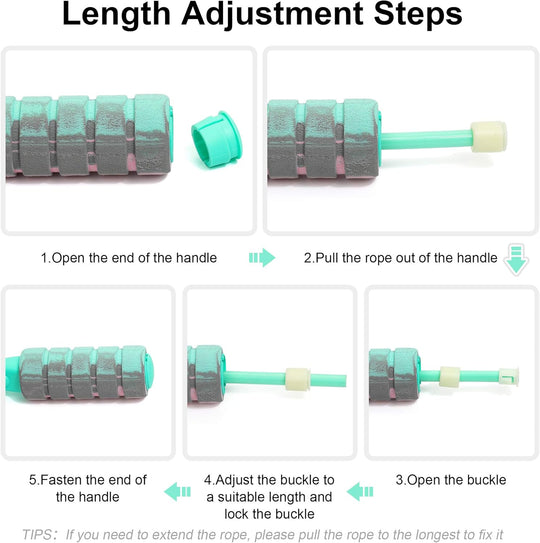 AdjustFit - Bezprzewodowa Skakanka z Obciążeniem do Fitnessu