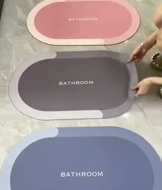 Aquastep™ Dywanik Łazienkowy | Szybkie Suszenie, Antypoślizgowy i Wchłaniający Wodę