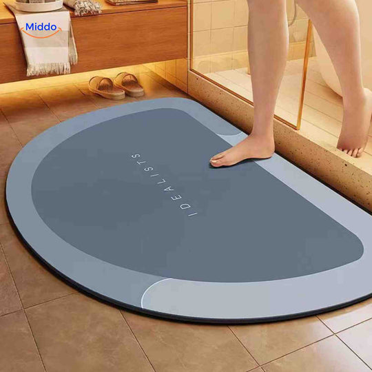 Aquastep™ Dywanik Łazienkowy | Szybkie Suszenie, Antypoślizgowy i Wchłaniający Wodę