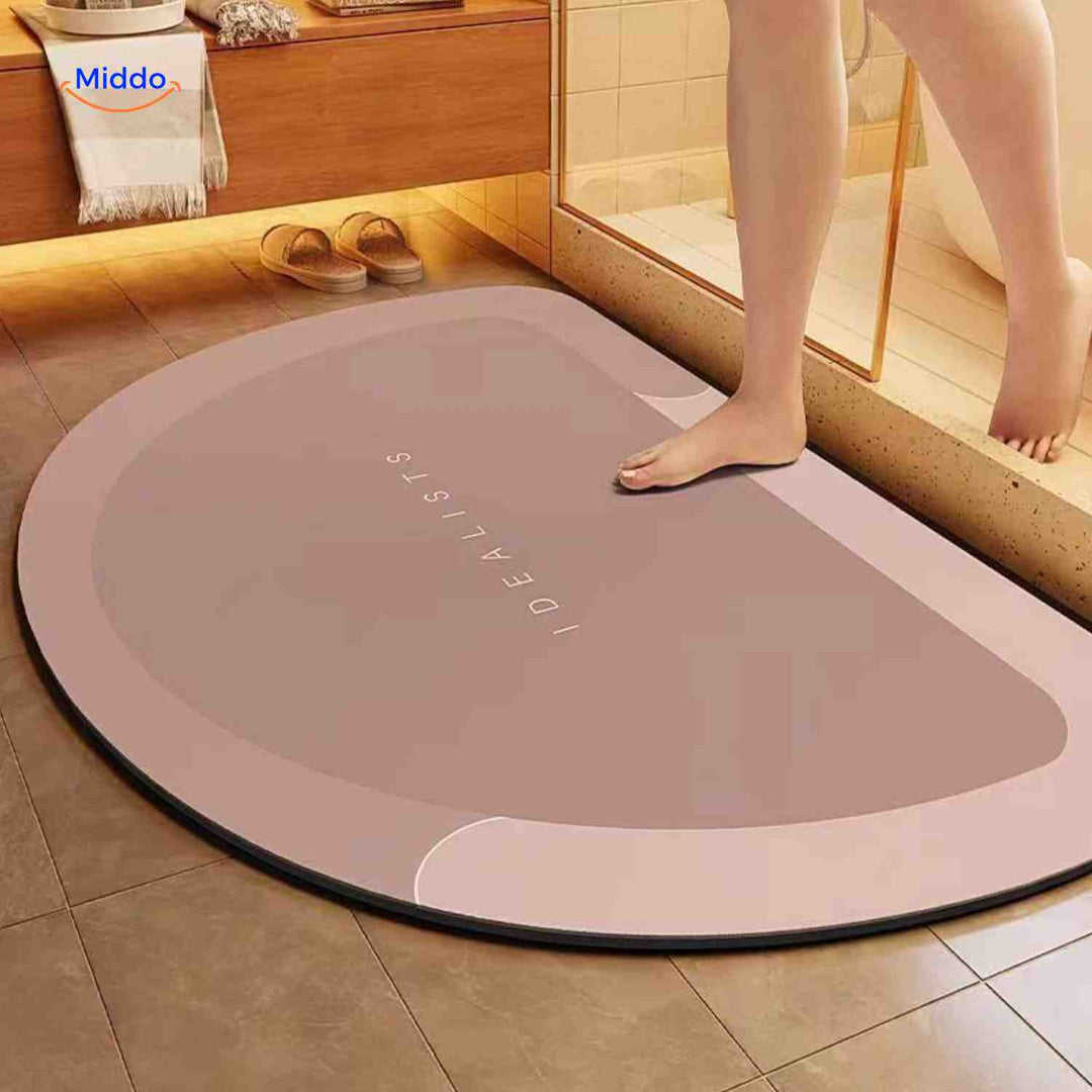 Aquastep™ Dywanik Łazienkowy | Szybkie Suszenie, Antypoślizgowy i Wchłaniający Wodę