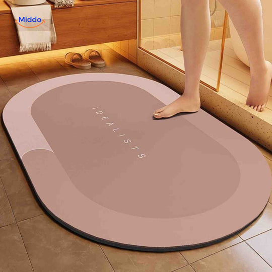 Aquastep™ Dywanik Łazienkowy | Szybkie Suszenie, Antypoślizgowy i Wchłaniający Wodę