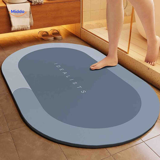 Aquastep™ Dywanik Łazienkowy | Szybkie Suszenie, Antypoślizgowy i Wchłaniający Wodę