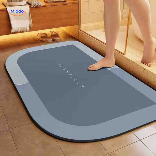 Aquastep™ Dywanik Łazienkowy | Szybkie Suszenie, Antypoślizgowy i Wchłaniający Wodę