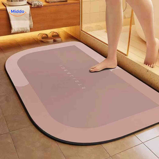 Aquastep™ Dywanik Łazienkowy | Szybkie Suszenie, Antypoślizgowy i Wchłaniający Wodę