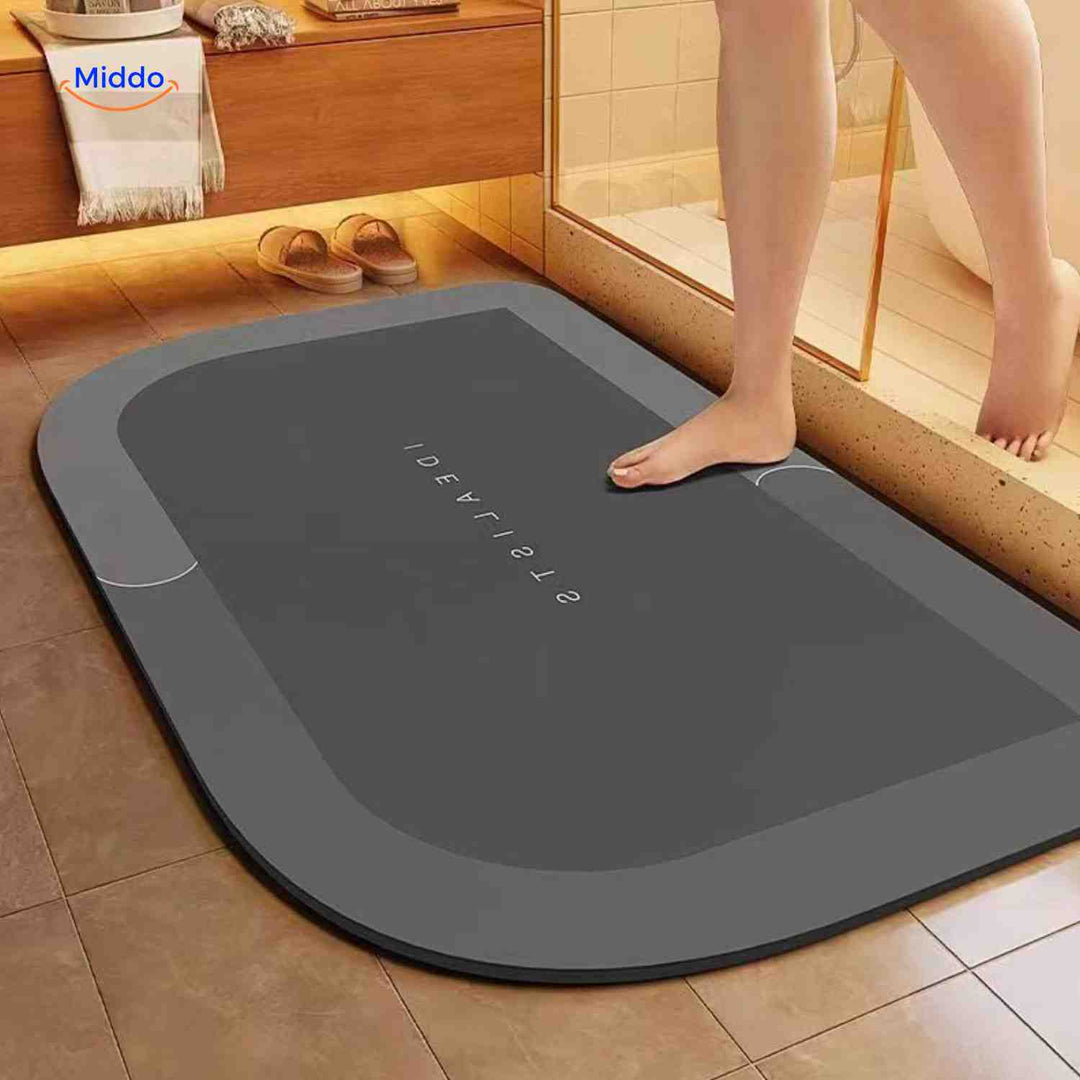 Aquastep™ Dywanik Łazienkowy | Szybkie Suszenie, Antypoślizgowy i Wchłaniający Wodę
