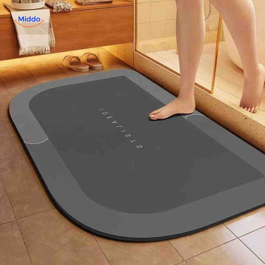 Aquastep™ Dywanik Łazienkowy | Szybkie Suszenie, Antypoślizgowy i Wchłaniający Wodę
