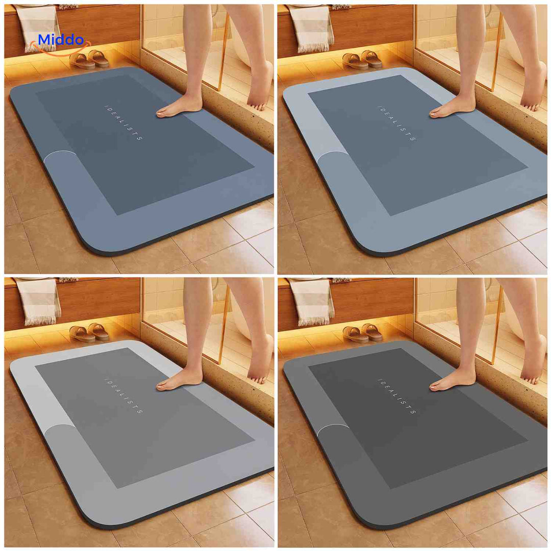 Aquastep™ Dywanik Łazienkowy | Szybkie Suszenie, Antypoślizgowy i Wchłaniający Wodę