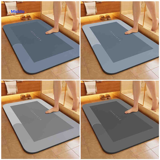 Aquastep™ Dywanik Łazienkowy | Szybkie Suszenie, Antypoślizgowy i Wchłaniający Wodę