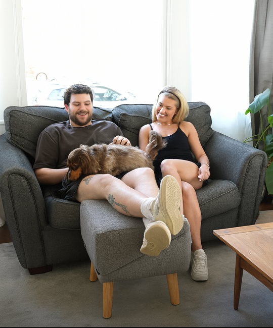 DuoDog Luxe Pufa i Deska do Wchodzenia – Wygodny Stopień dla Twojego Psa