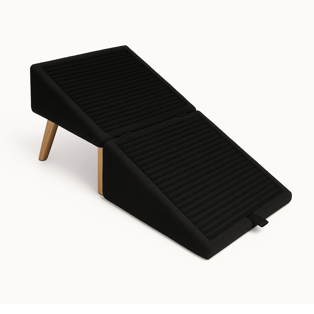 DuoDog Luxe Pufa i Deska do Wchodzenia – Wygodny Stopień dla Twojego Psa