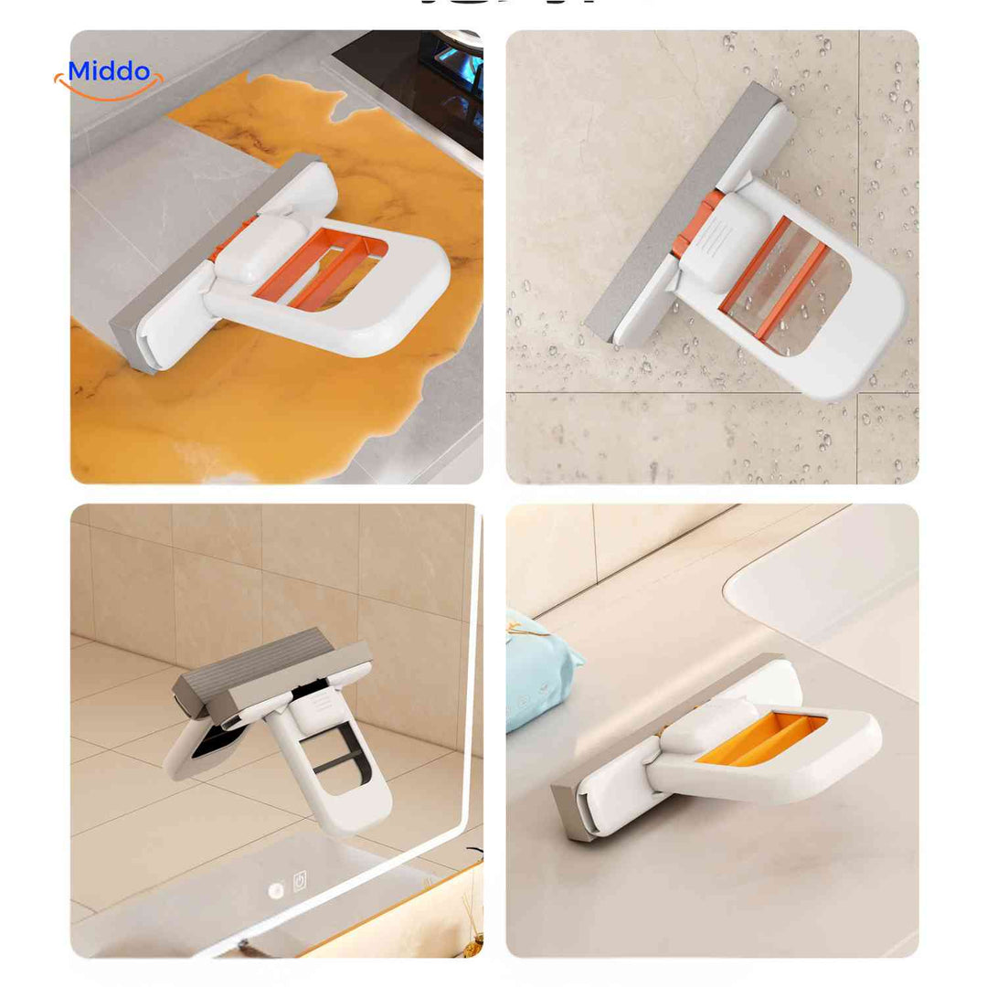 Cleanzy™ Mop | Składany, samoodpustowy i odpowiedni do użytku na mokro i sucho