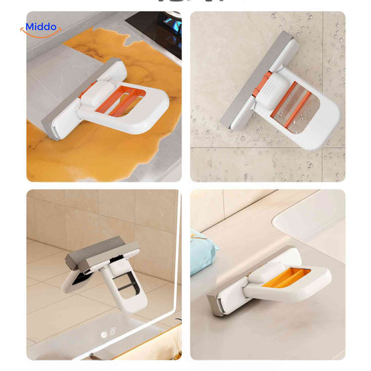 Cleanzy™ Mop | Składany, samoodpustowy i odpowiedni do użytku na mokro i sucho