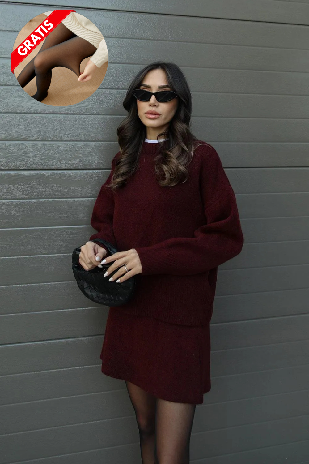 Sweter i Spódnica | + GRATIS Fleece Majtki