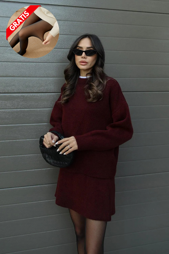 Sweter i Spódnica | + GRATIS Fleece Majtki