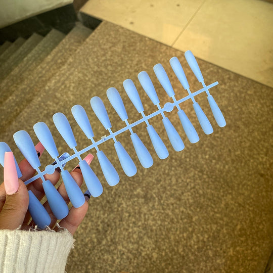 ChicNails - Zestaw Matowych Paznokci Sztucznych 24 Sztuki