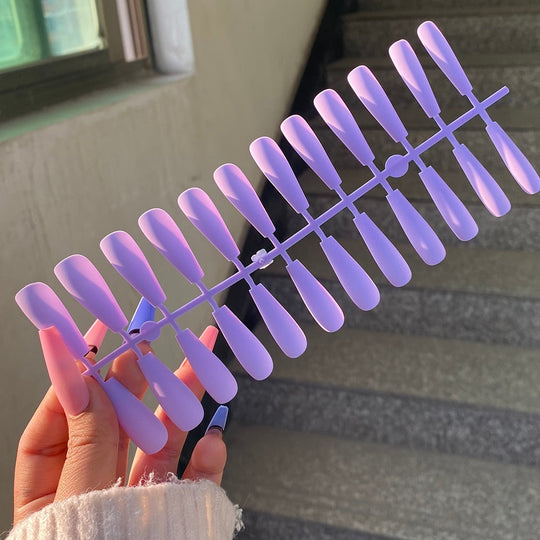 ChicNails - Zestaw Matowych Paznokci Sztucznych 24 Sztuki