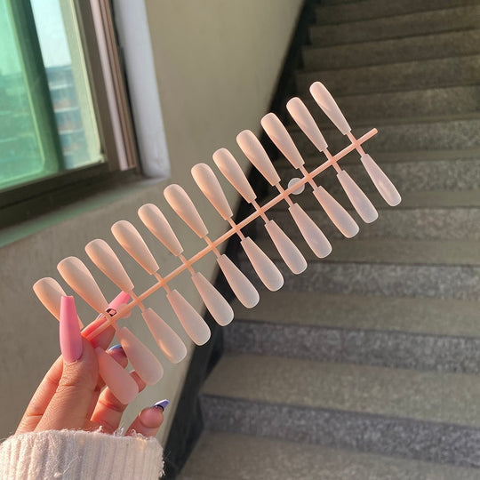 ChicNails - Zestaw Matowych Paznokci Sztucznych 24 Sztuki