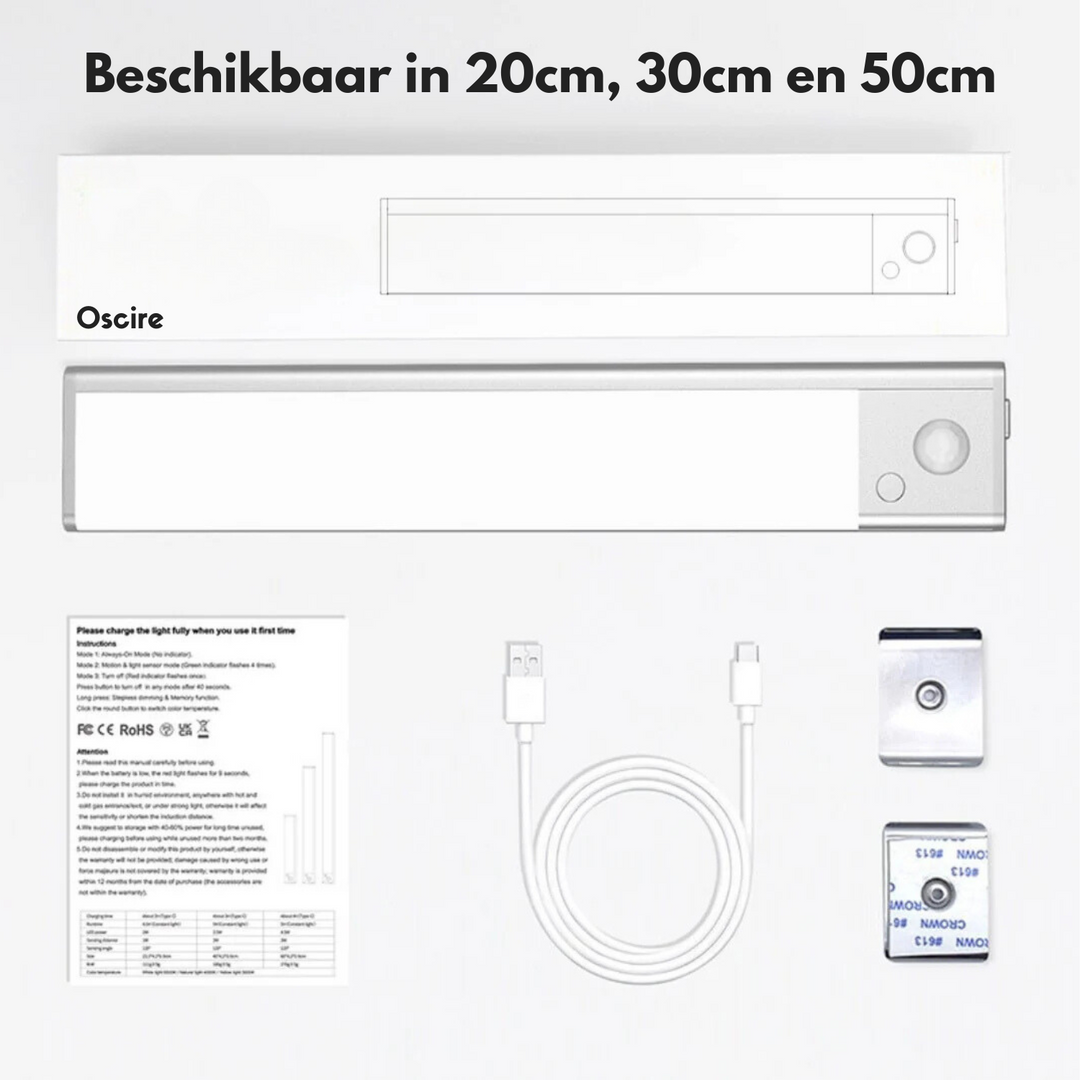 Lampa z czujnikiem ruchu | 1+2 GRATIS