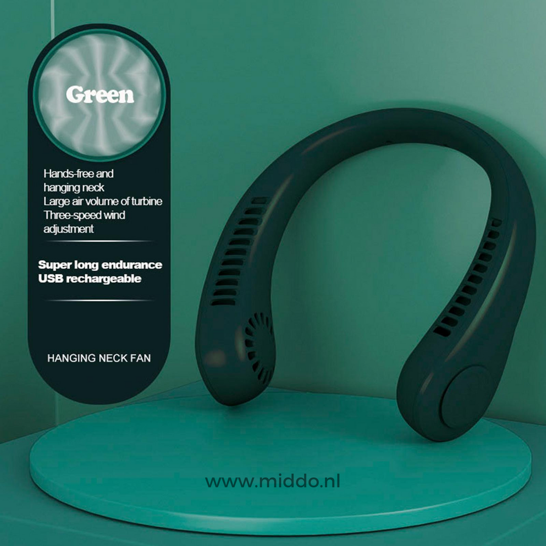 NekFan™ - Przenośny i Ładowalny Wentylator na Szyję do Bezpośredniego Chłodzenia!