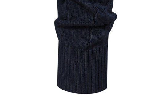 Sweter męski z pół zamkiem