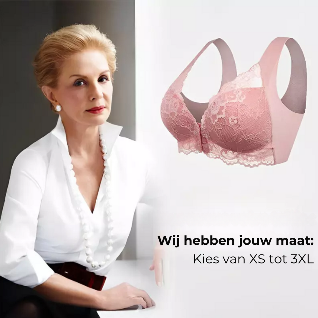 (SET VAN 3) Modelujący Biustonosz Bez Fiszbina Z Zapięciem Z Przodu