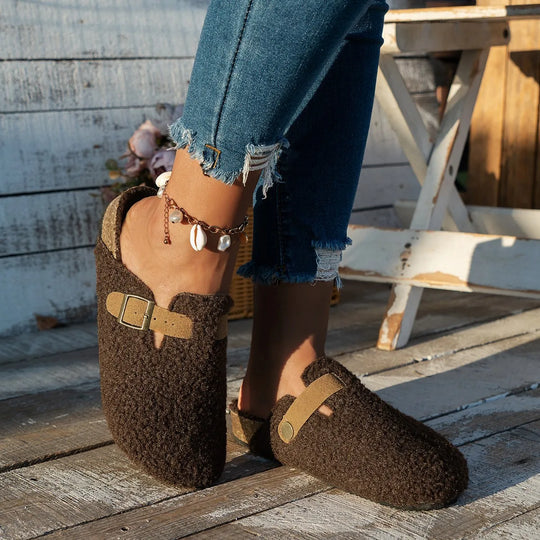 ConfortLuxe – Luksusowe Wełniane Kapcie na Zimę