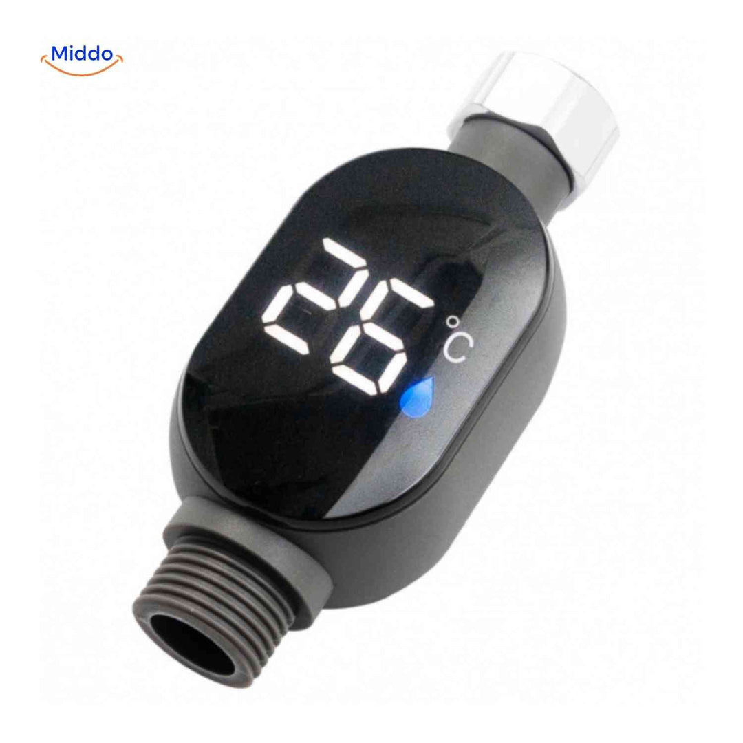 ThermoGauge™ Miernik Wody z Kranu | Wyświetlacz LED, Bezpieczny i Skoncentrowany na Temperaturze