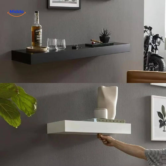Vinaluxe™ Półka | Nowoczesna Półka Wisząca z Inteligentnym Systemem Przechowywania!