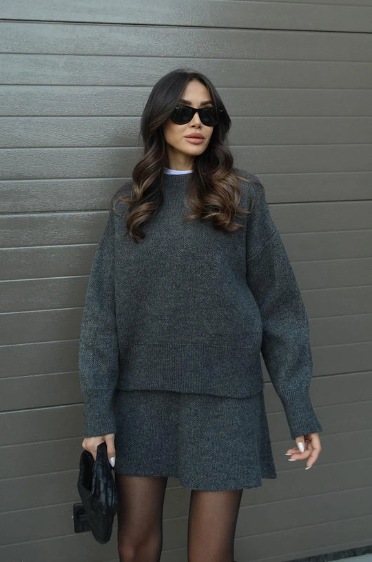 Sweter i Spódnica | + GRATIS Fleece Majtki