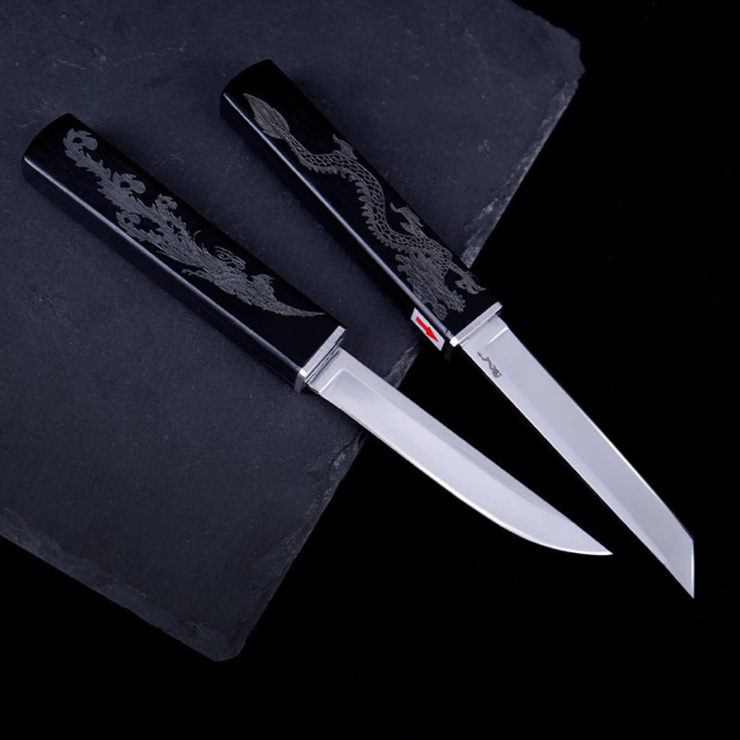 Podwójny blok noży samurajskich