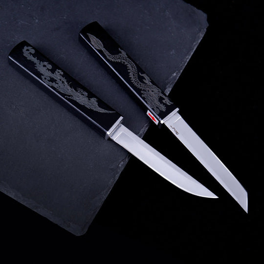 Podwójny blok noży samurajskich