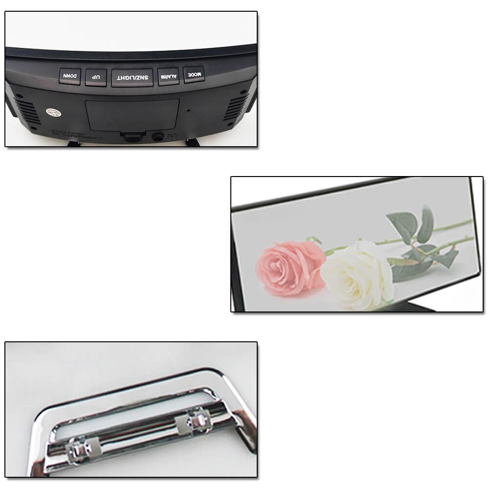 Digiclock™ | Zegarek Budzik Cyfrowy LED z Nowoczesnym Wyglądem