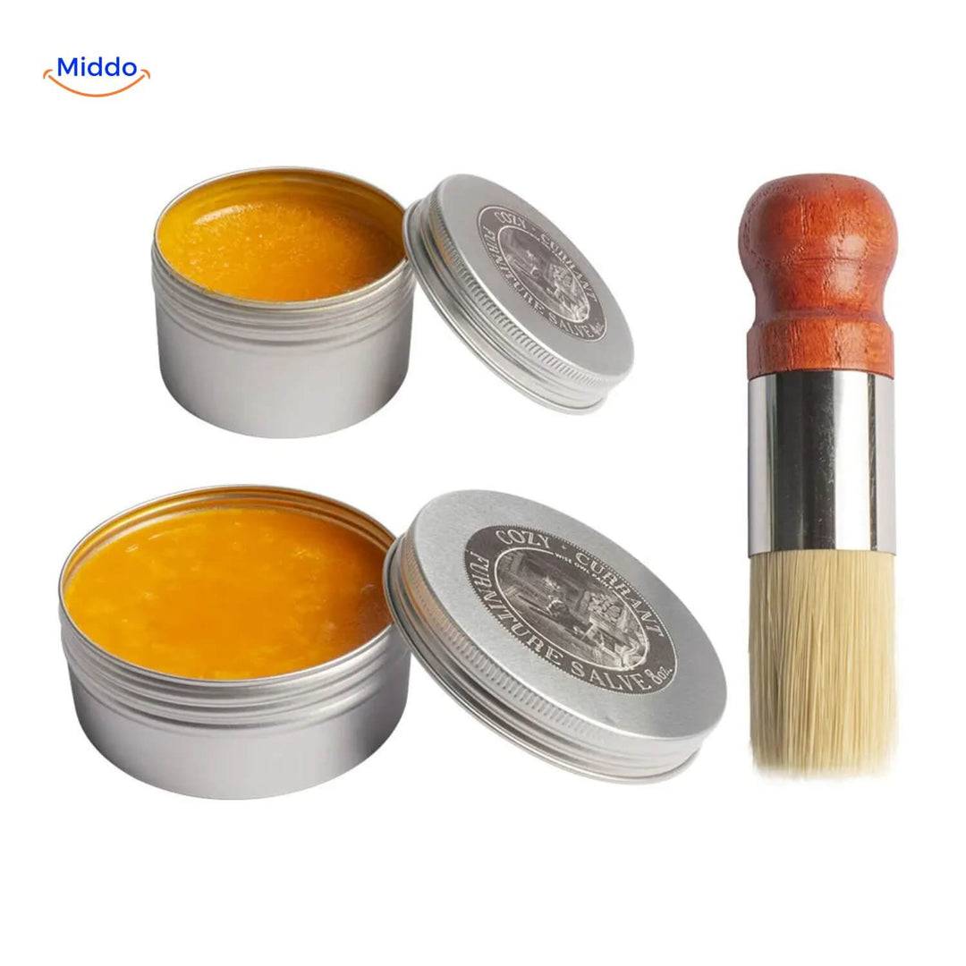 Furnituresalve™ - Skóra i Drewno | Eliminator Zarysowań + Pędzel