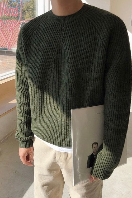 Bawełnowy Sweter Raglanowy